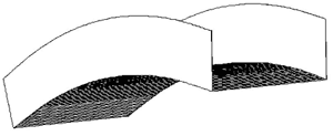 The Radiused Arch Track works well when a normal Fast Arch would be too big.